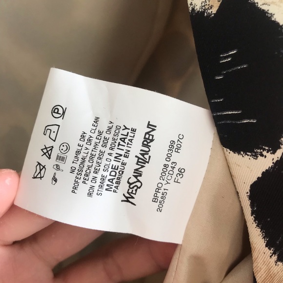 YSL leopard print mini dress size S - Picture 6 of 7